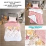 ETE HOMETEX TEK KİŞİLİK LÜX WELSOFT YORGAN SETİ ALENA PUDRA 155X215CM 8696474231928